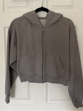 Aritzia TNA Boxy Zip Up Hoodie